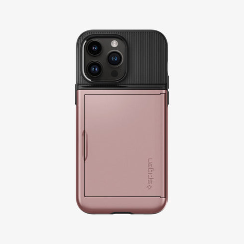 ACS04835 - iPhone 14 Pro Max Case Slim Armor CS in black showing the back
